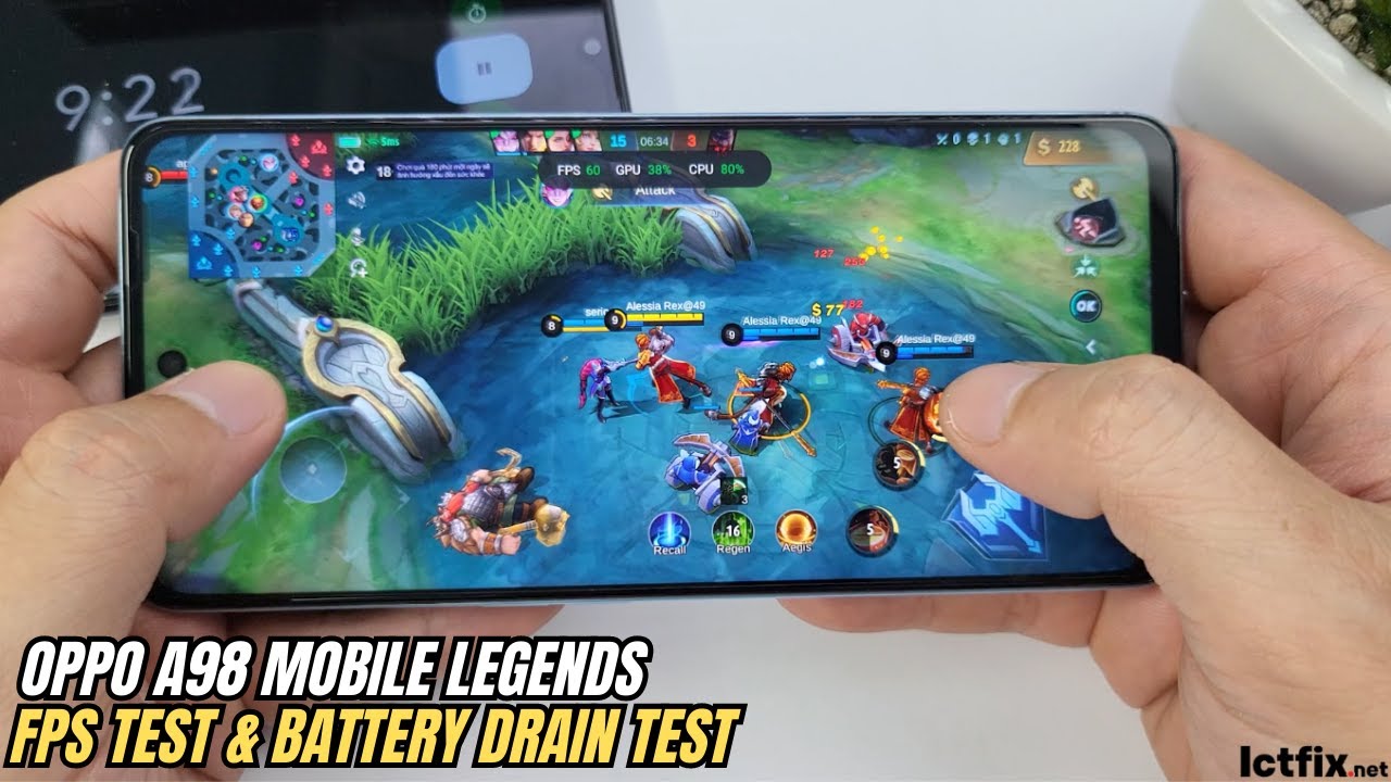 Oppo A98 5G Mobile Legends Gaming test CODM | Snapdragon 695 5G, 120Hz Display