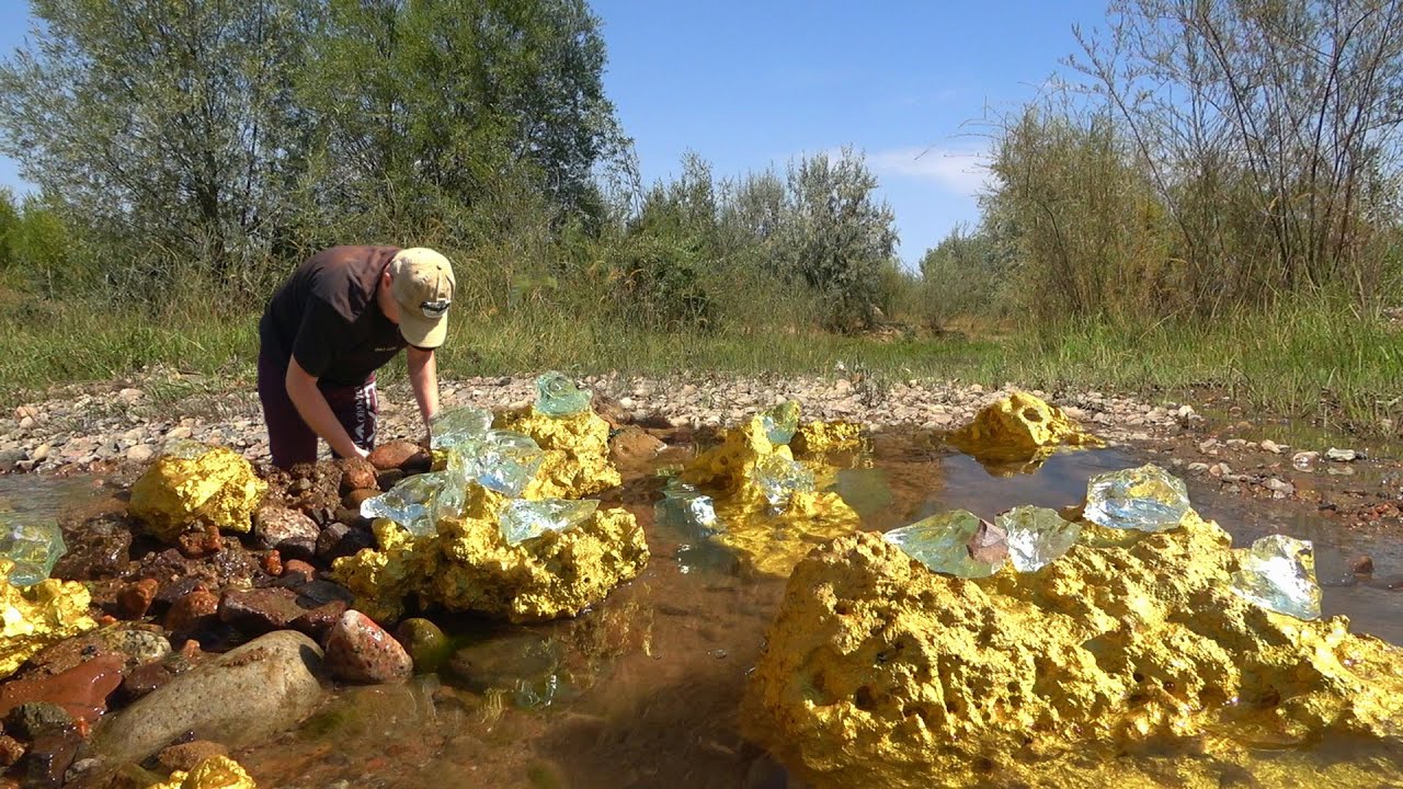 River of Treasures! I found gold and diamonds!