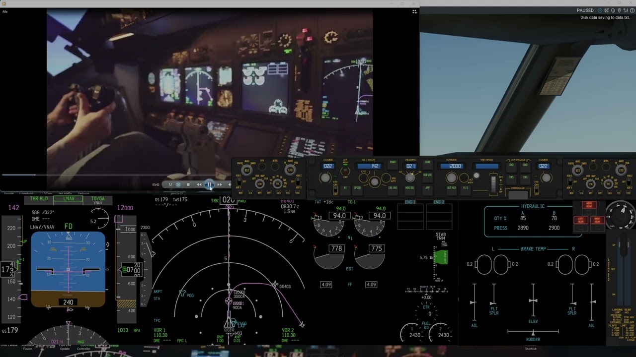 Latest Zibomod comparision with Level-D B738X XP12 4.02.41