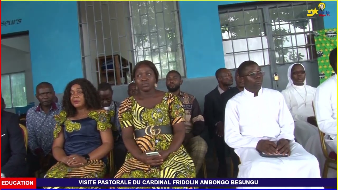 VISITE PASTORALE DU CARDINAL  AMBONGO AU  CS FR. VISITEUR ET  IPG