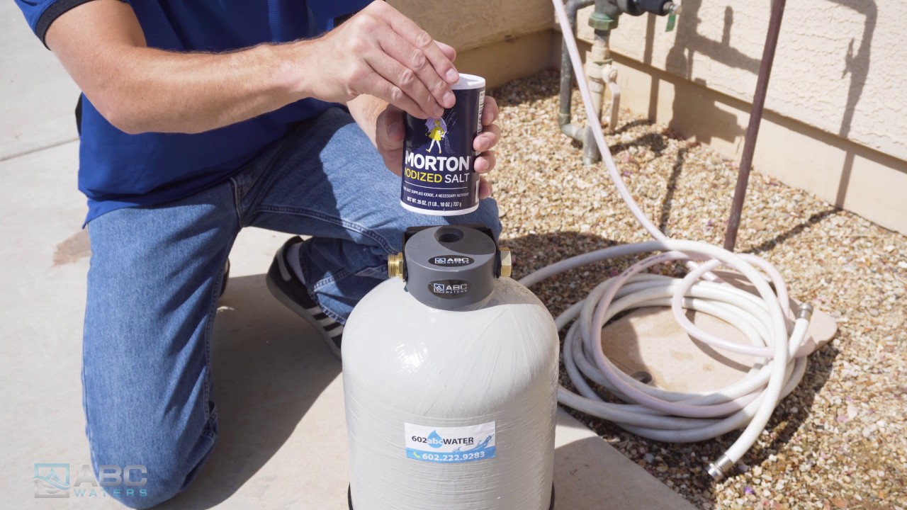 Portable Water Softener - Regeneration