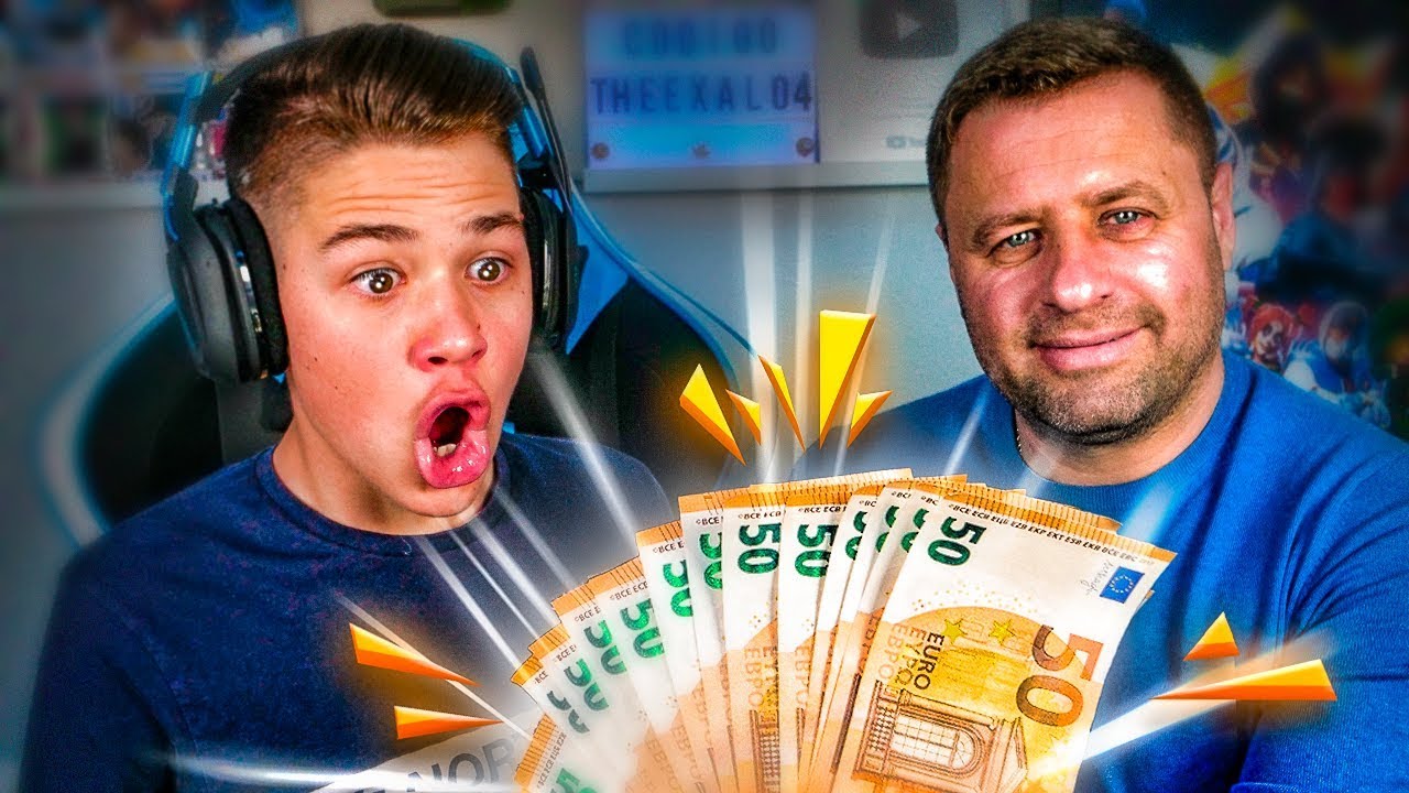 Mi PADRE me da 50&euro; por KILL en FORTNITE... *se arruina*