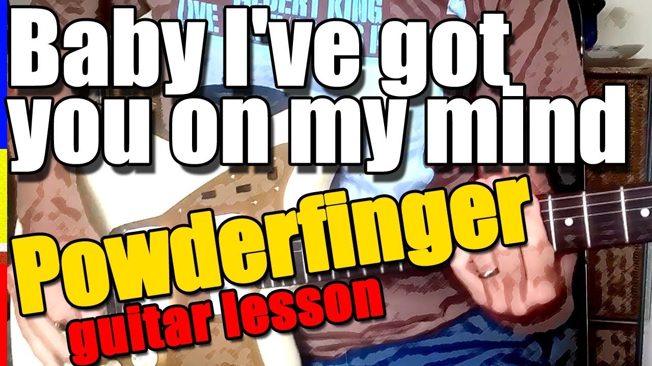 Baby I've Got You On My Mind Guitar Lesson | Powderfinger