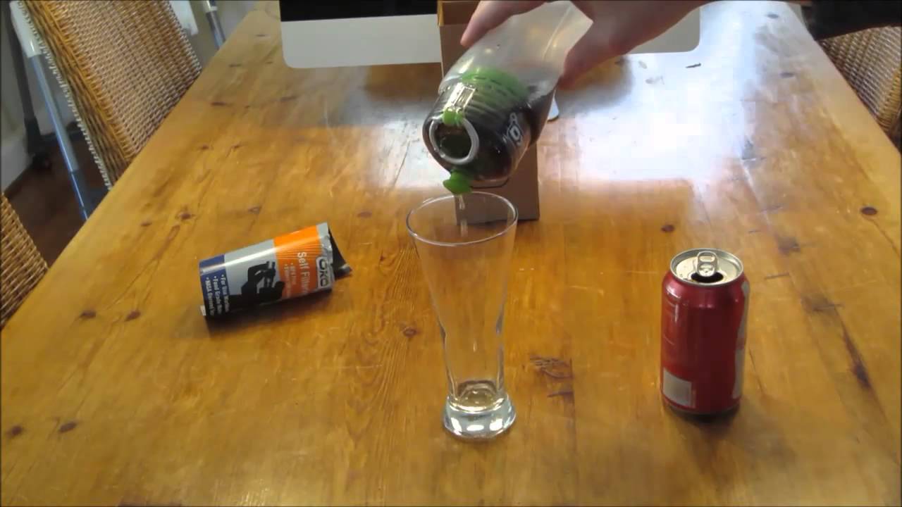 OpenItDude-Make Coca-Cola  Transparent | OKO H20 Advanced Filtration Water Bottle Unboxing