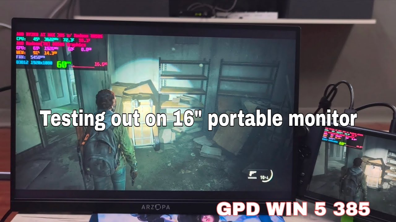[55W] GPD WIN 5 AMD AI MAX+ 385 | The Last Of Us Part 2 Remastered