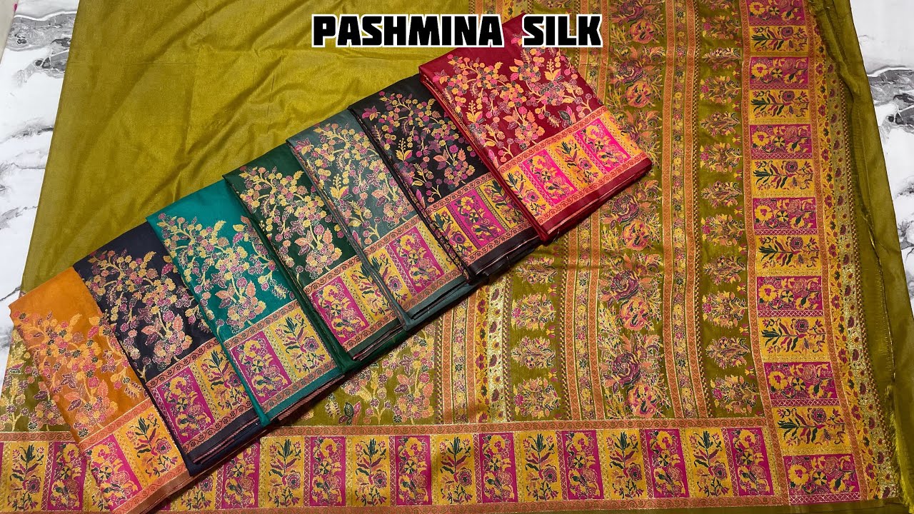 Banarasi Mashru / Pashmina / Malai / Georgette Silk Sarees At Akhtar Creation Varanasi #sale #offer