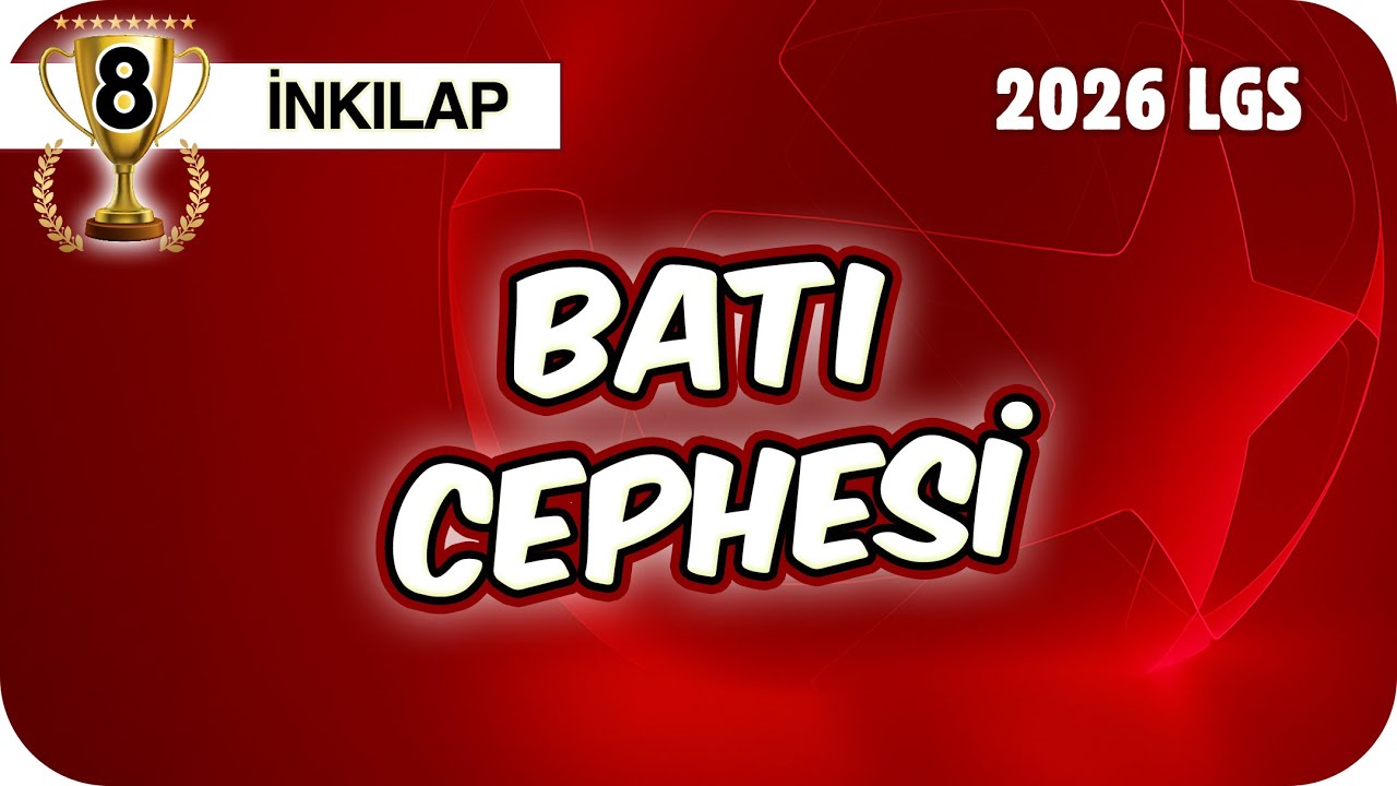 Batı Cephesi 📕 8SOS14 