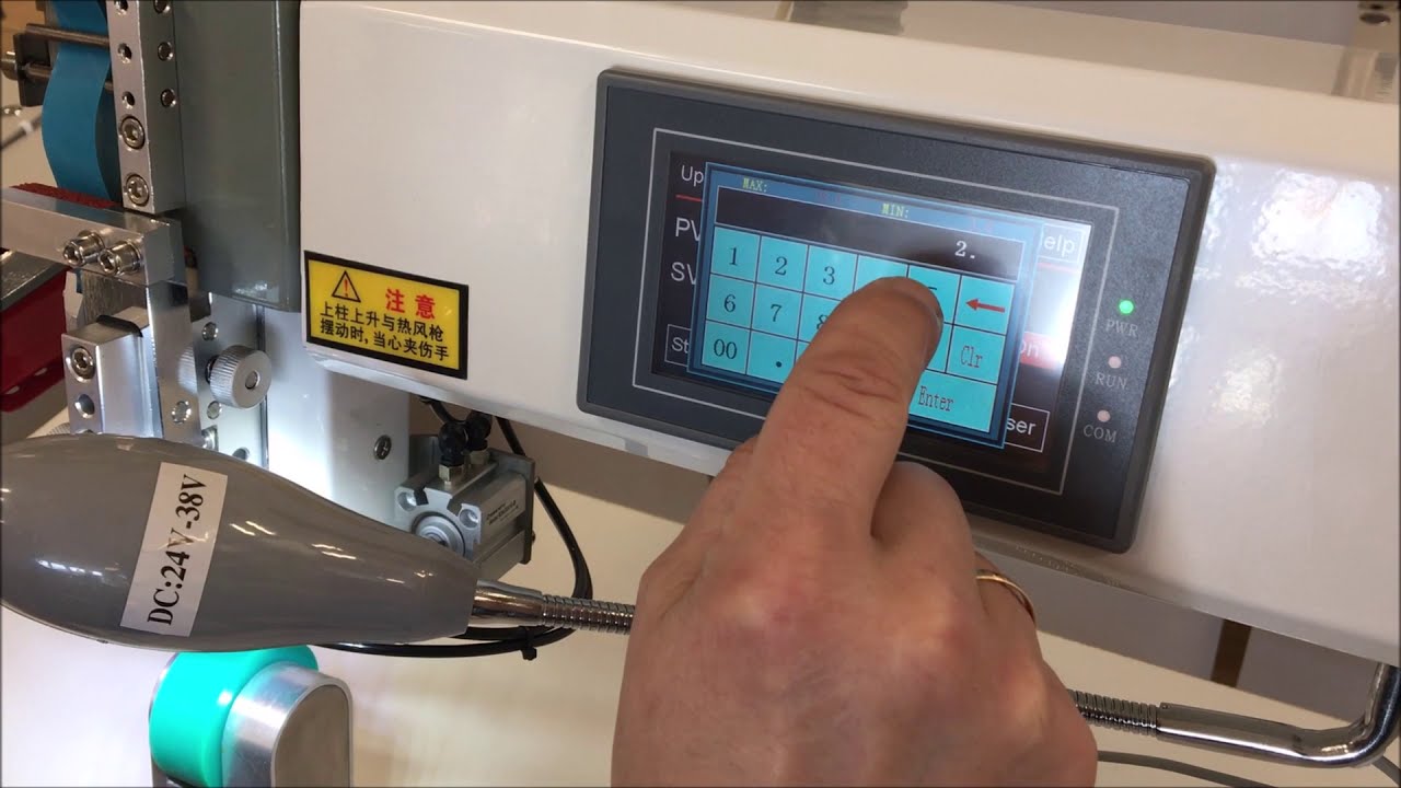 KRAFFT KF-7705 Hot Air Seam Sealing Machine EN