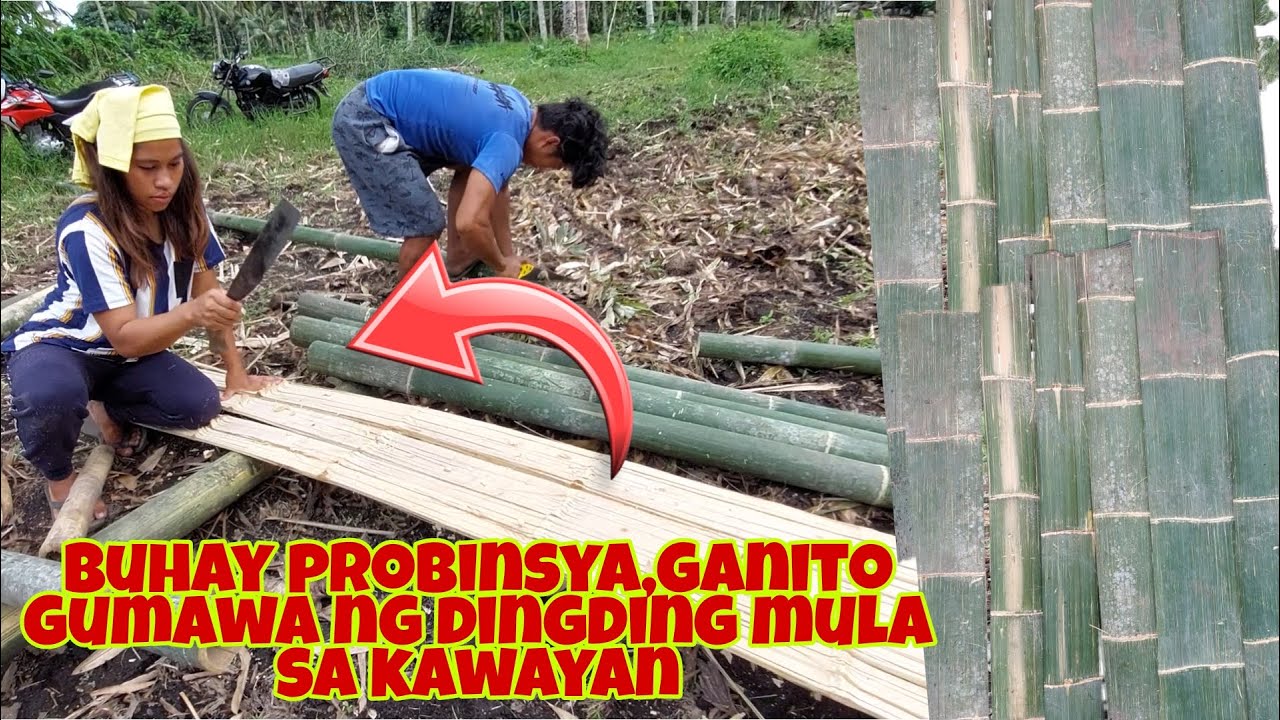 Paano Gumawa ng Dingding Mula sa Kawayan?