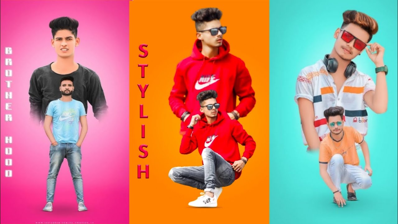 Picsart creative dual photo editing | Instagram viral dual photo editing | Vaibhav creation |