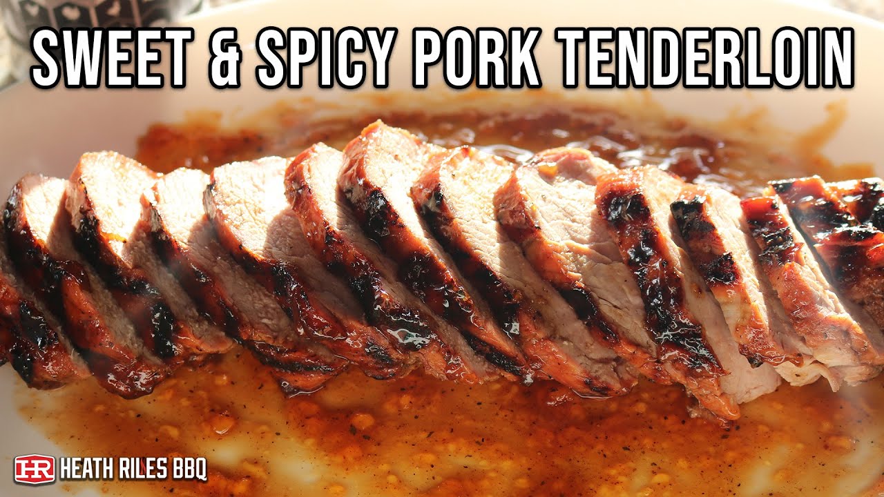 Sweet & Spicy Grilled Pork Tenderloin | PK Grill | Heath Riles