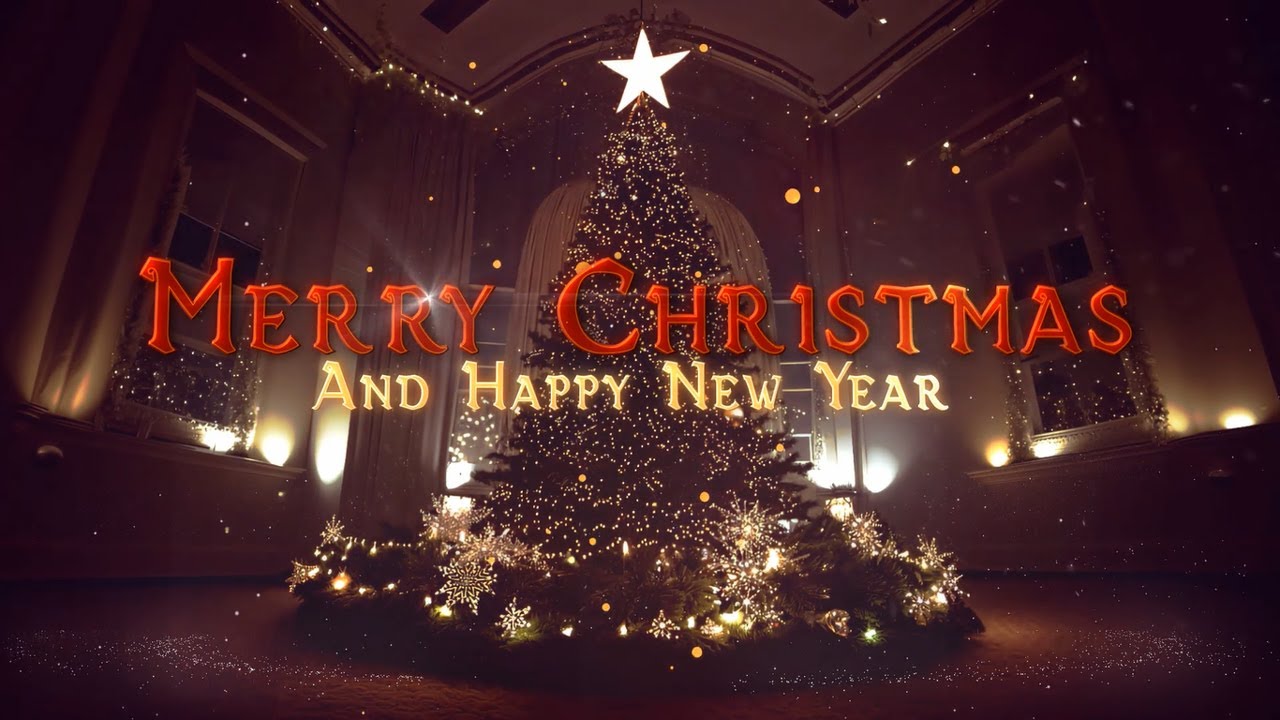Merry Christmas Happy Holidays - After Effects Template