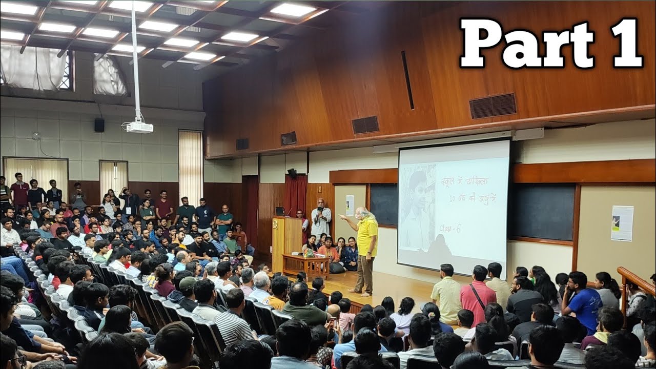 H.C. Verma sir life story 🔴Live from IISc Bangalore | Part 1