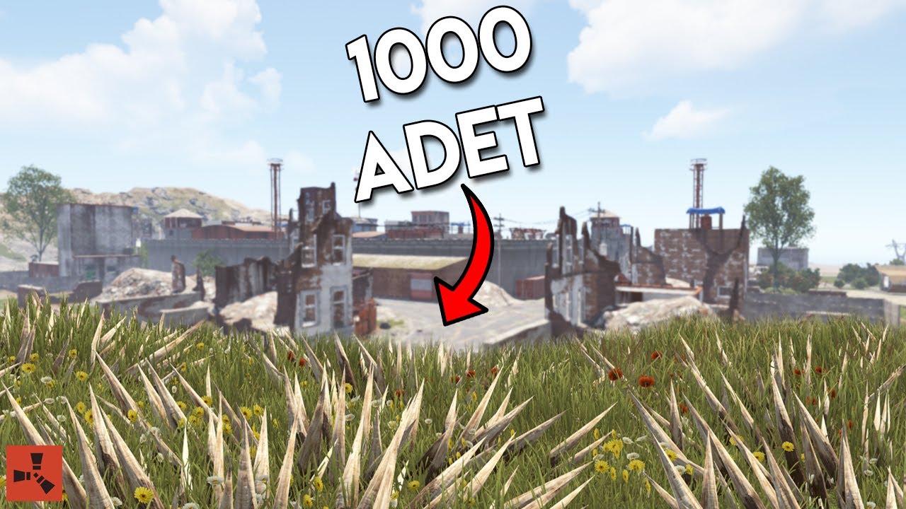 TEK BAŞIMA KARAKOLUN ETRAFINA 1000 ADET DİKENLİ KAZIK YERLEŞTİRDİM ! Rust Türkçe Solo