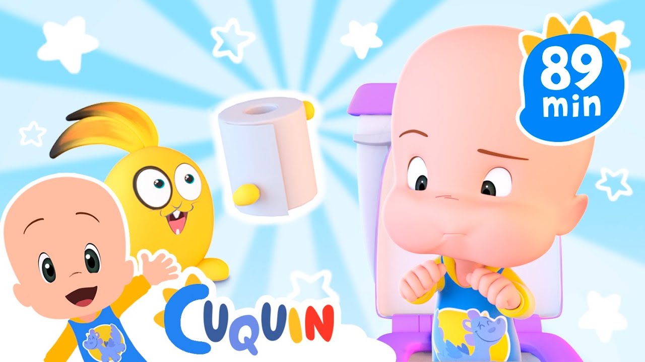 Cleo and Cuquin Indonesia 🚽 Kejutan Toilet 💩 Lagu anak-anak | Video pendidikan