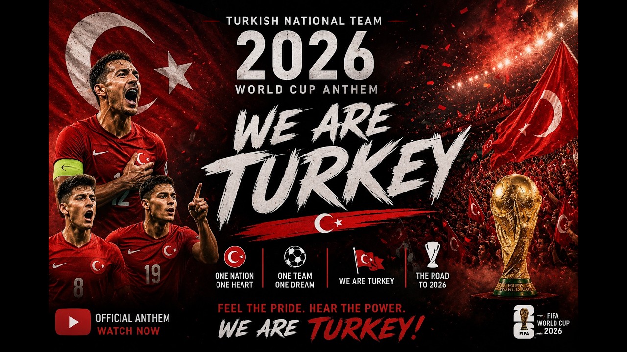 Turkish National Team 2026 World Cup Anthem We are Turkey #worldcup2026 #football #footballanthem