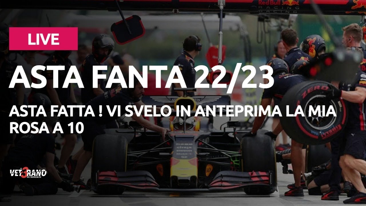 📣 CONSIGLI #fantacalcio  - Ho fatto la mia prima asta, vi svelo in anteprima la mia rosa #fantalab