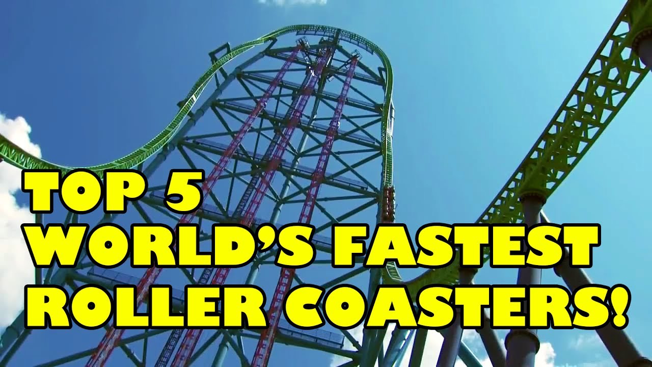 Top 5 World's Fastest Roller Coasters 2017 - Front Seat On-Ride POV View!