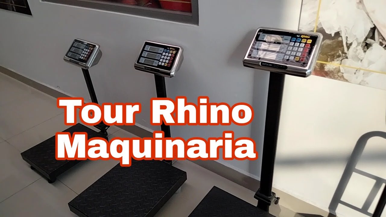 Tour por Rhino Maquinaria | Sala de exhibición | Basculas y algo más