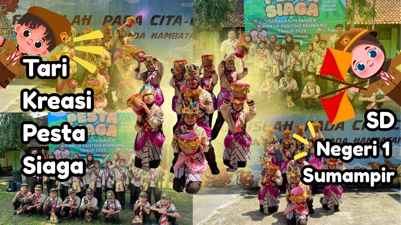 TARI KREASI RANCAK GENDANG SD NEGERI 1 SUMAMPIR
