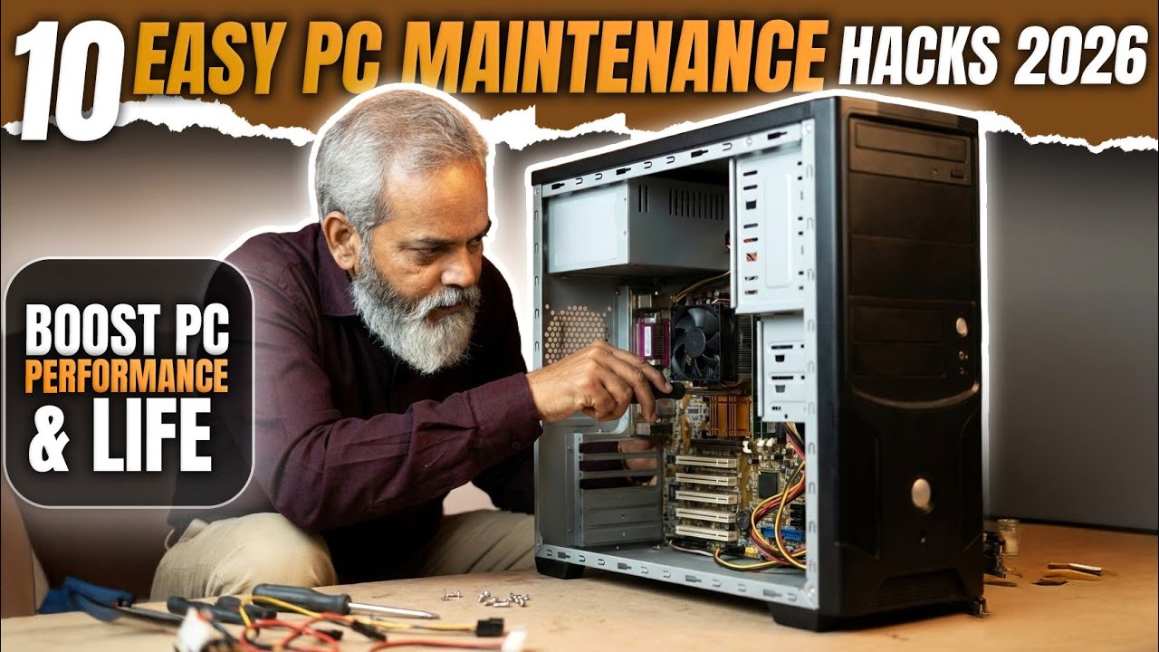 10 Easy PC Maintenance Hacks 2026 🔥 Boost Performance And Life