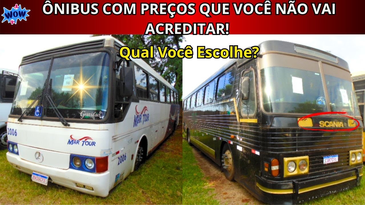 Dá Pra Acreditar? Ônibus de Leilão a Preço de Banana! Veja Como Conseguir! 🍌