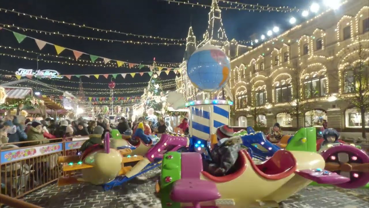 Moscow Christmas Market | Life in Russia | Joy Filippinka