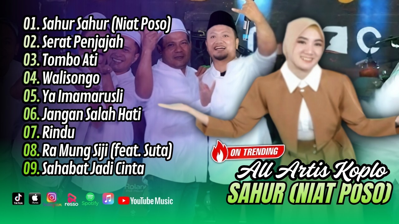 SAHUR SAHUR (NIAT POSO) - SERAT PENJAJAH - TOMBO ATI - ALL ARTIS SIMPATIK | FULL ALBUM DANGDUT KOPLO