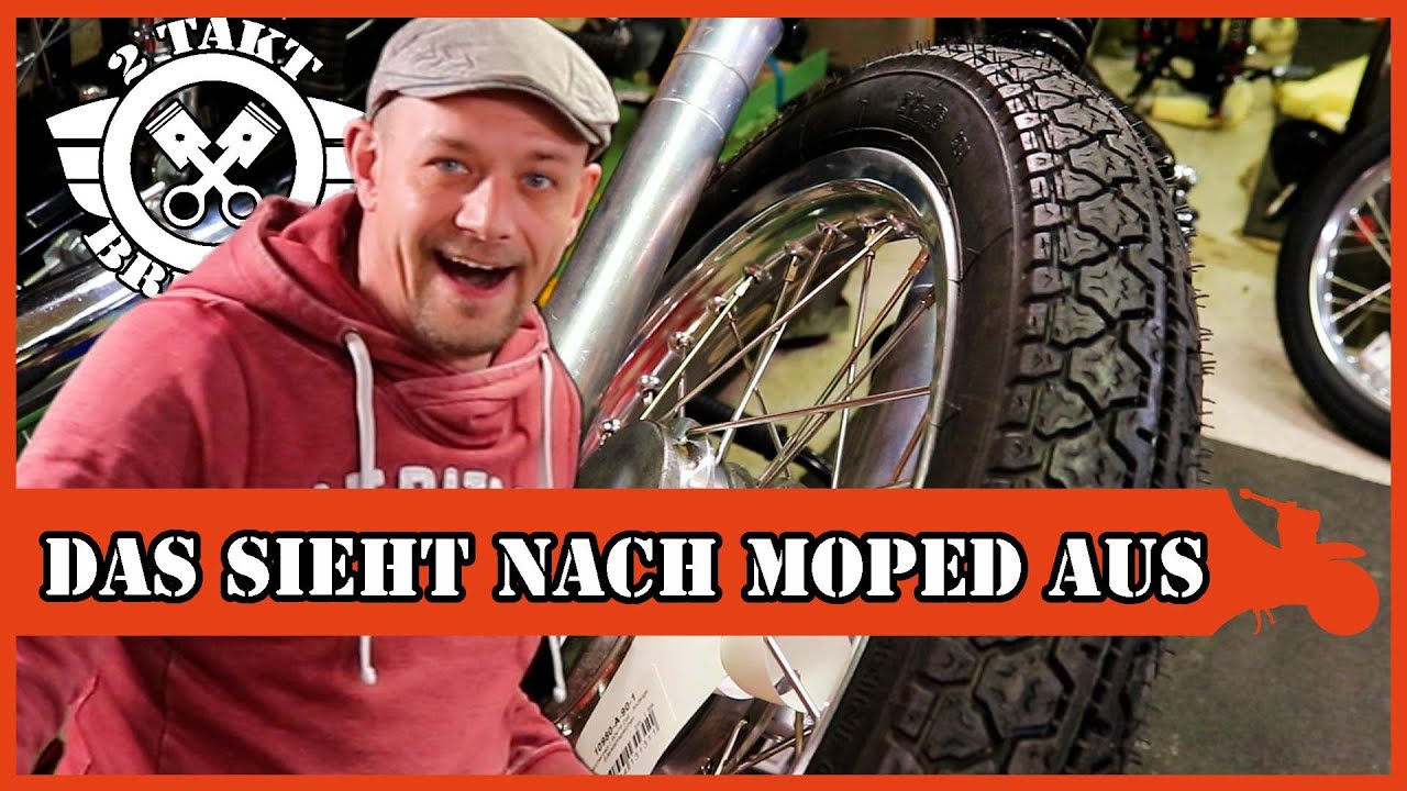 Simson S70 Enduro | Es sieht doch nach Moped aus | Reifen und Bleche