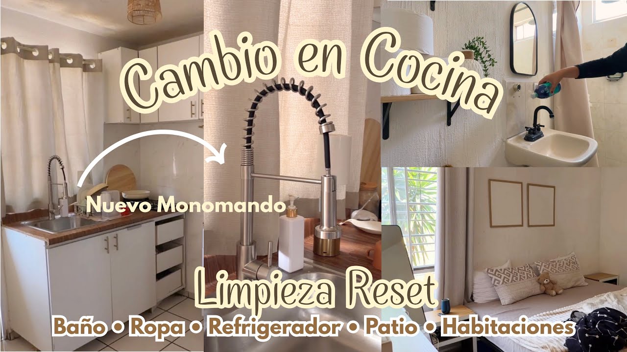 NUEVO MONOMANDO PARA MI COCINA ✅ Reset Limpieza del Hogar + MONOMANDO SOLVEX 