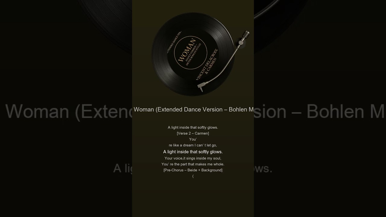 💿 Woman Extended Dance Version &ndash; Dieter Bohlen Style