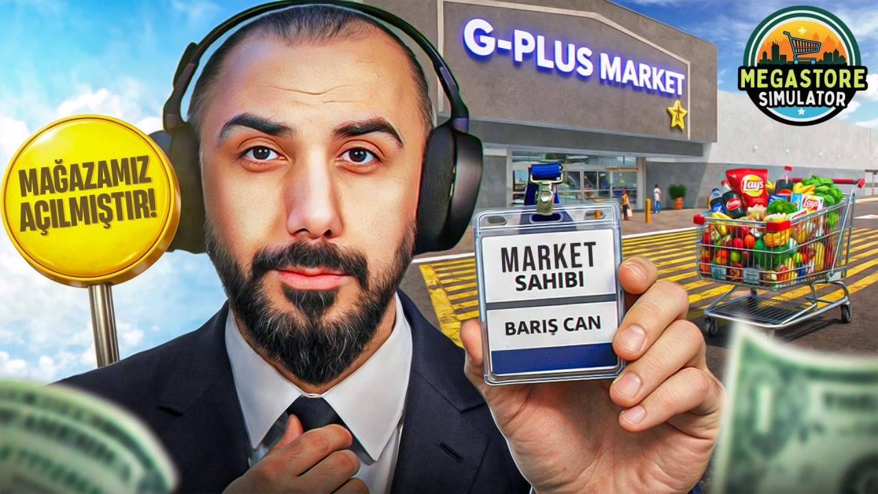 KENDİ MEGA MARKETİMİ KURUYORUM!! MEGASTORE SIMULATOR