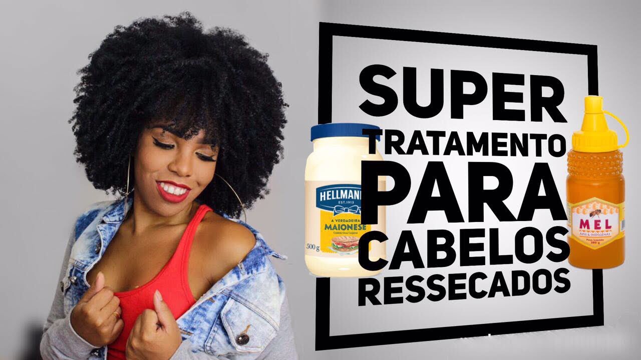 SUPER HIDRONUTRIÇÃO com MAIONESE E MEL CABELOS CRESPOS E CACHEADOS / POR Luany Cristina