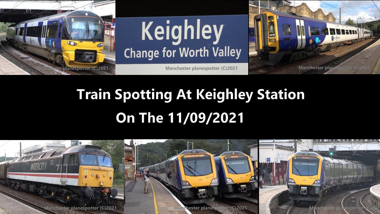 (4K) Train Spotting At Keighley Station On The 11/09/2021