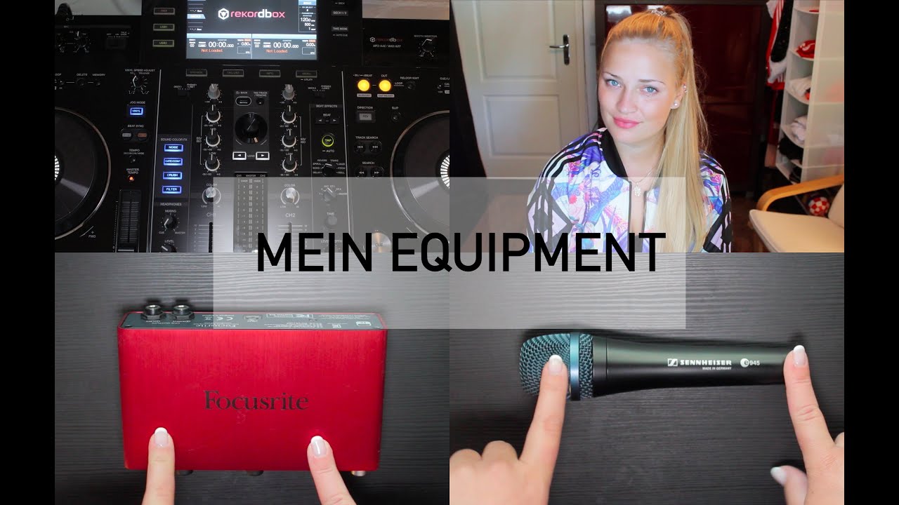 Mein Equipment - Mein Tonstudio - Mikrofon - Interface - Mischpult - Produzieren