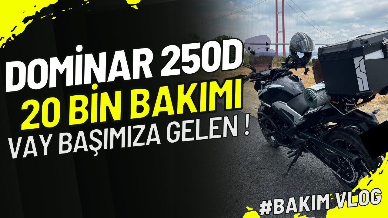 Dominar 250d | 20 Bin Km Bakımı | Vay Başımıza Gelenler! #bajaj #izmir