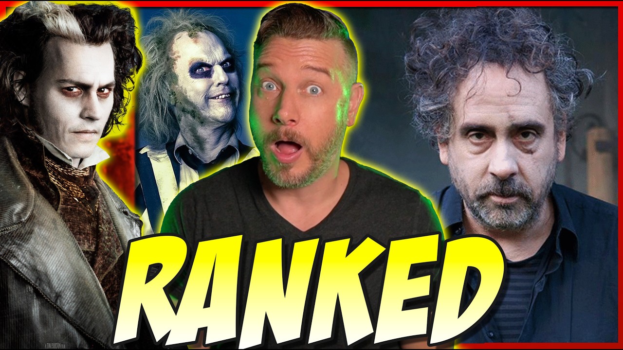 Every Tim Burton Movie Ranked (Pee Wee to Beetlejuice Beetlejuice)