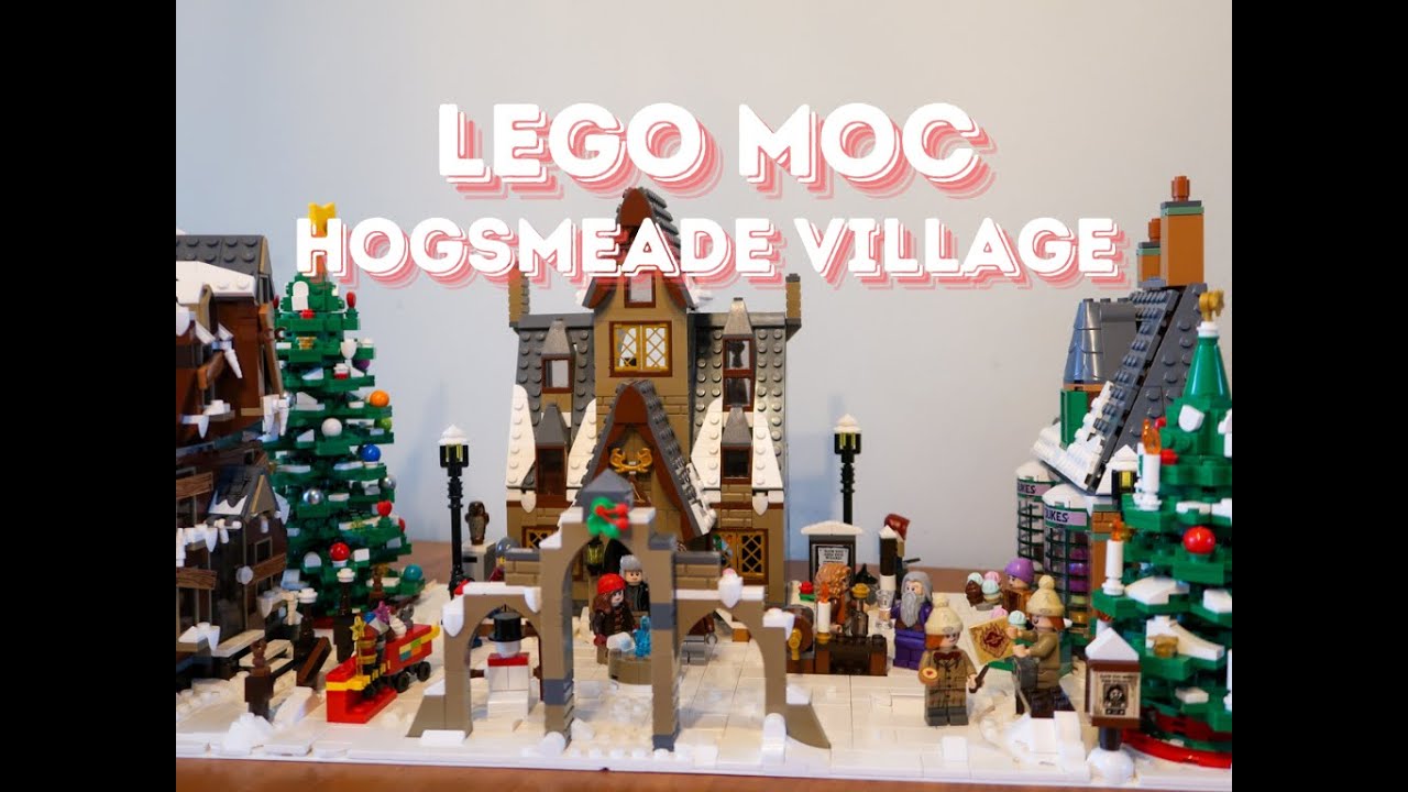 MOC Build LEGO Hogsmeade Winter Village or Harry Potter Christmas Town #lego #harrypotter #legomoc