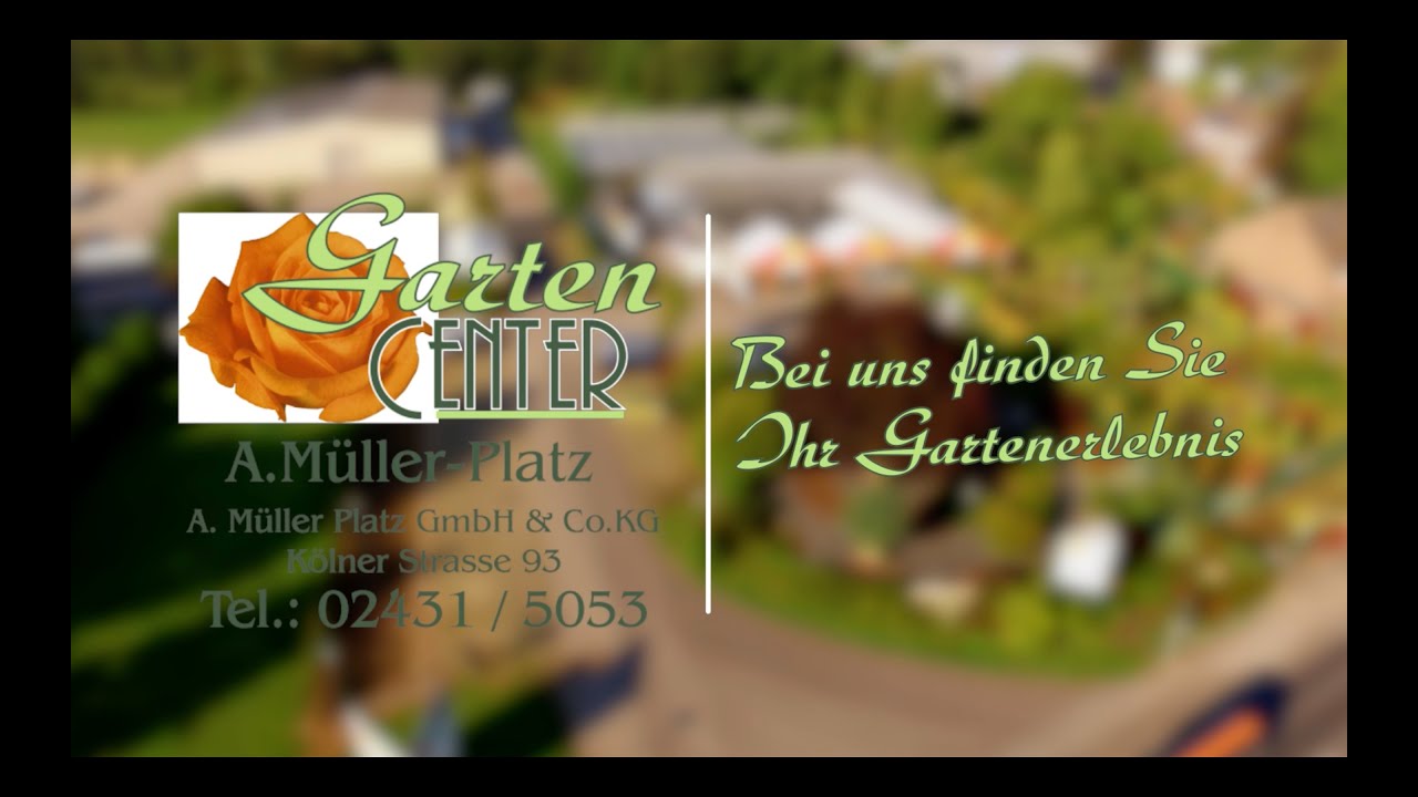 Gartencenter A. Müller-Platz in Erkelenz - Unternehmensfilm 2015