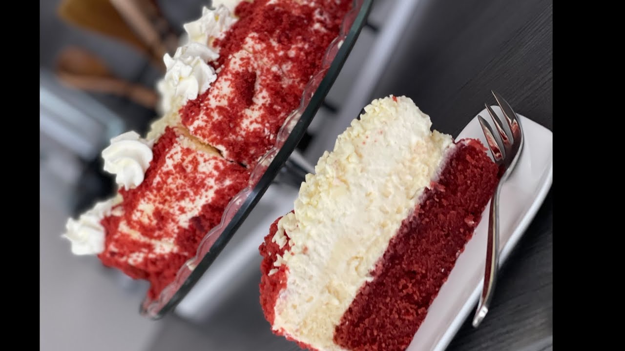 Redvelvet cheesecake   super lekker!