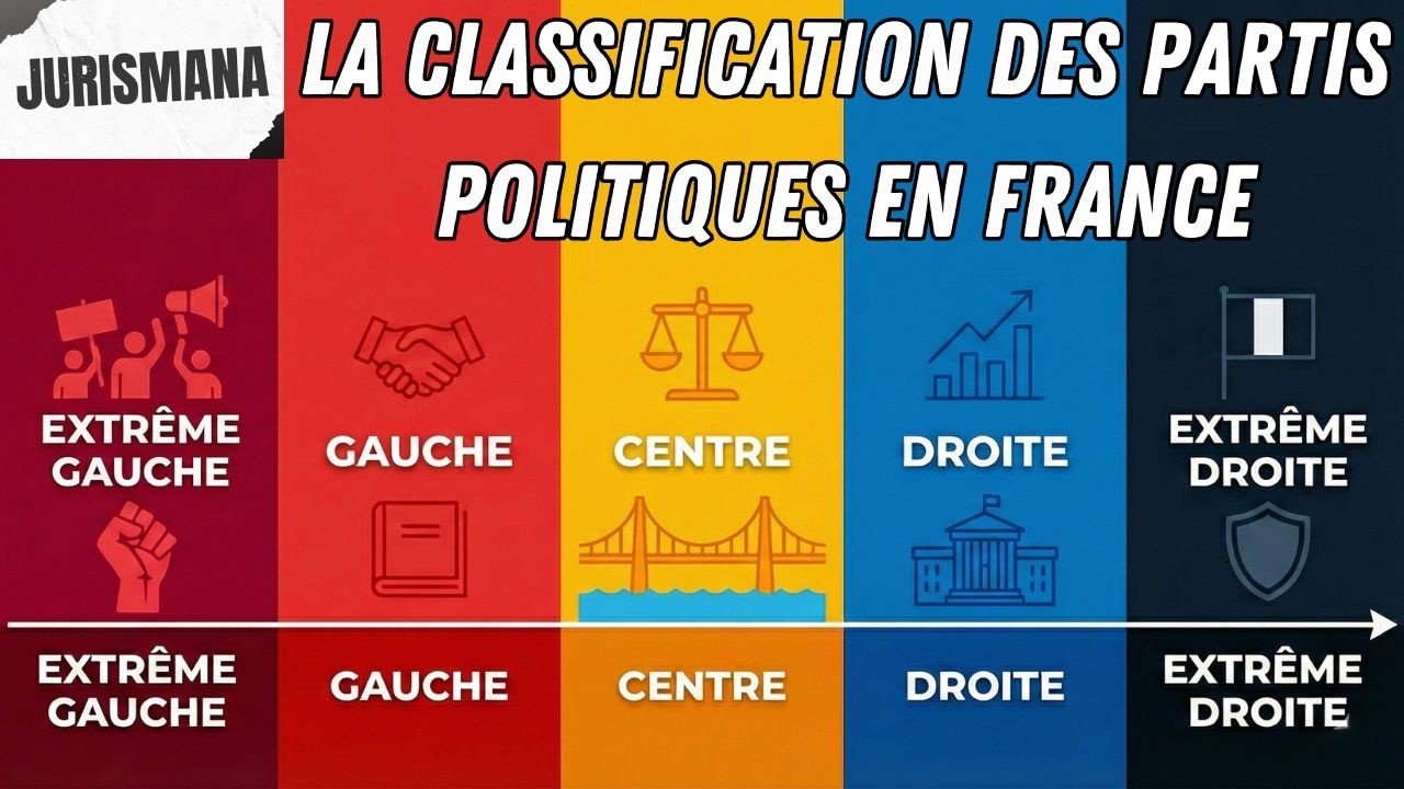 La classification des partis politiques en France