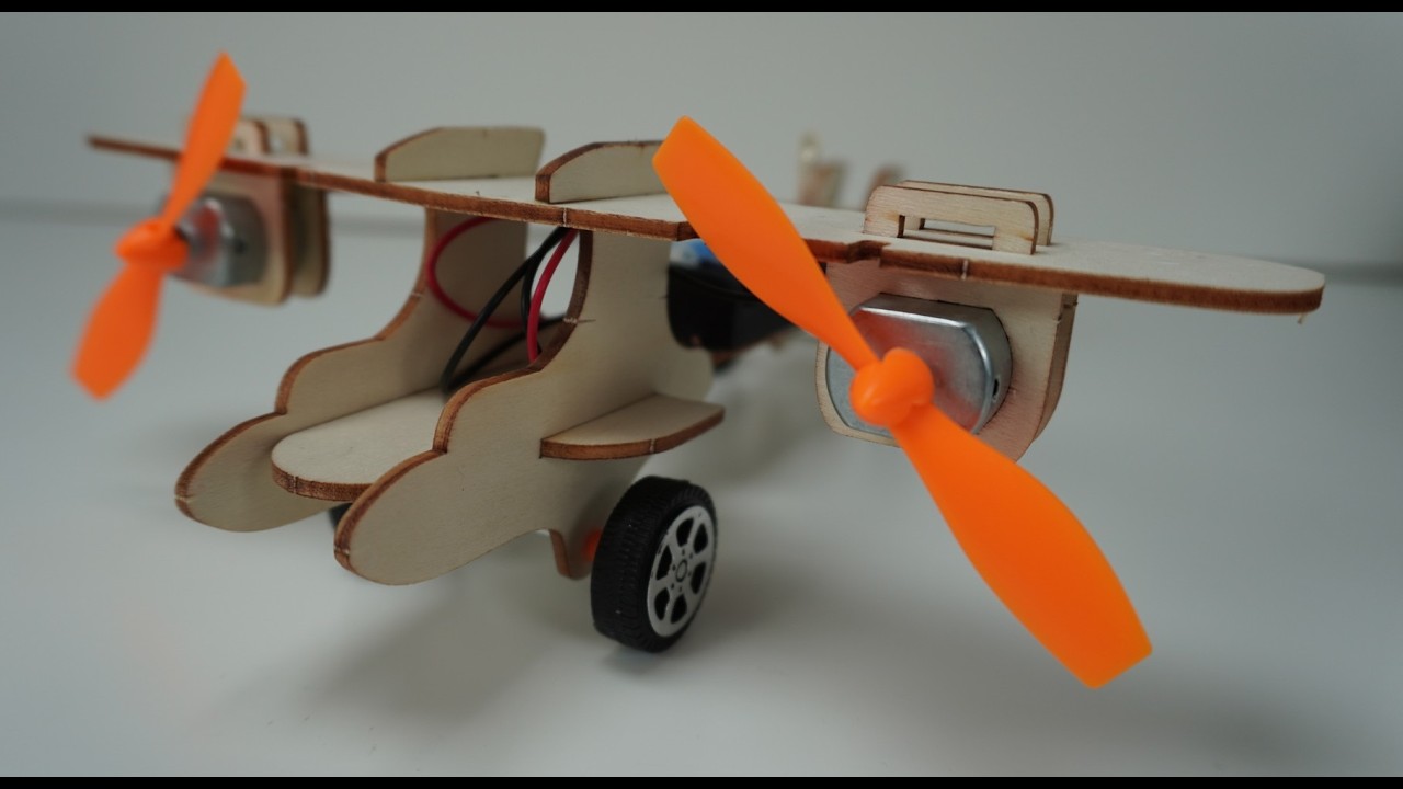 How to Build a Twin Engine Aircraft From Wood (STEM Project)