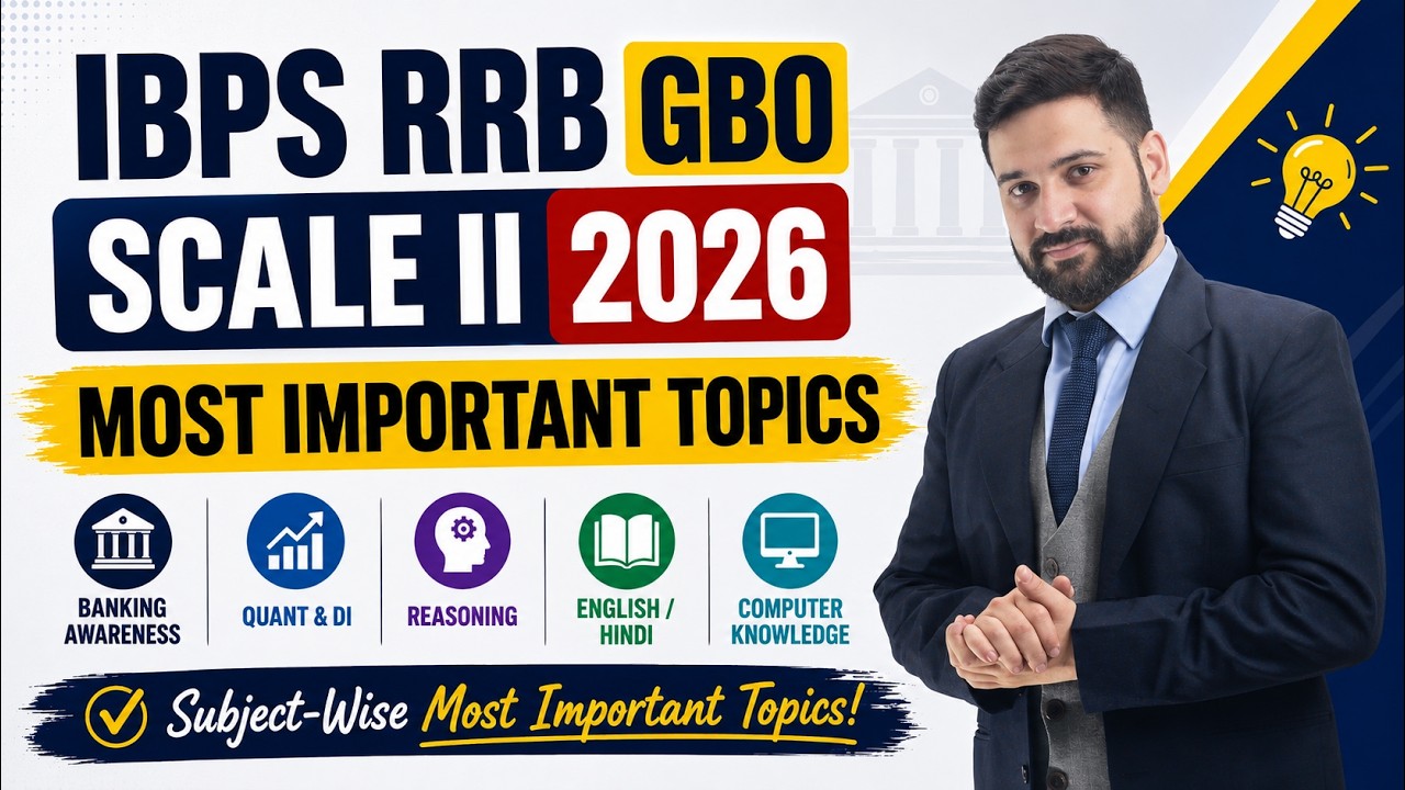 Strategia przygotowań do IBPS RRB GBO Scale 2 2026 | Zacznij od zera