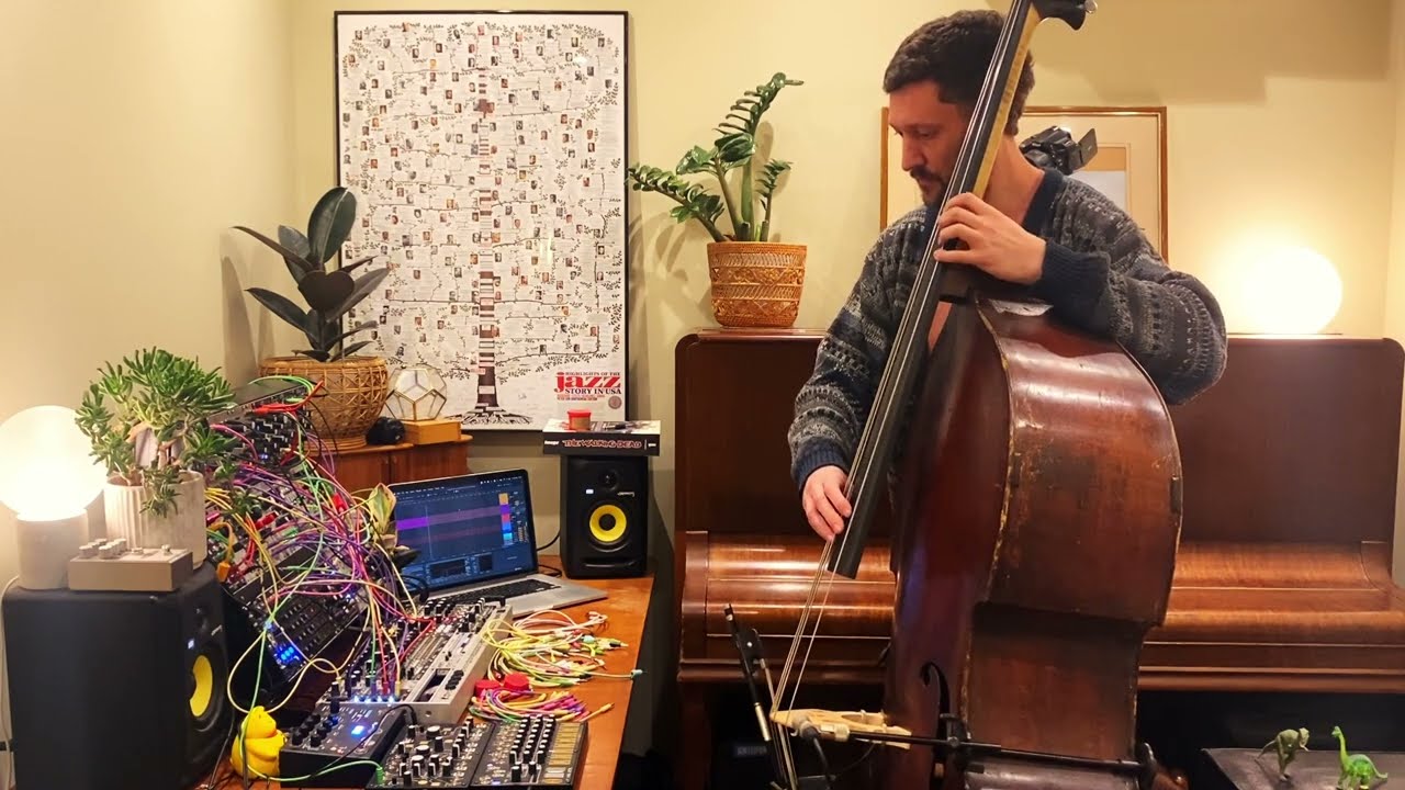 Music For Bass and Machines II — Ambient Double Bass & Modular Eurorack