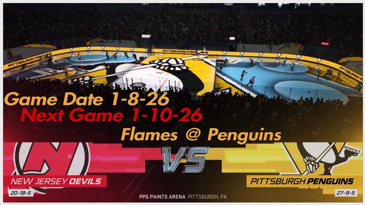EA Sports | NHL 26 | PS5 | Pittsburgh Penguins VS New Jersey Devils