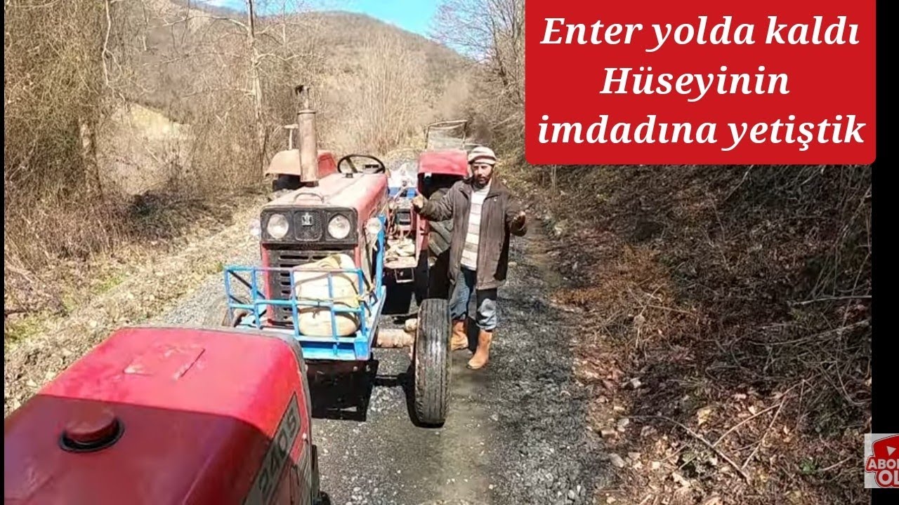 Köyde Hattat 240 ile dağa çıktım / Enter 654s Traktör yolda kalmış / Traktör Hava Yapmış