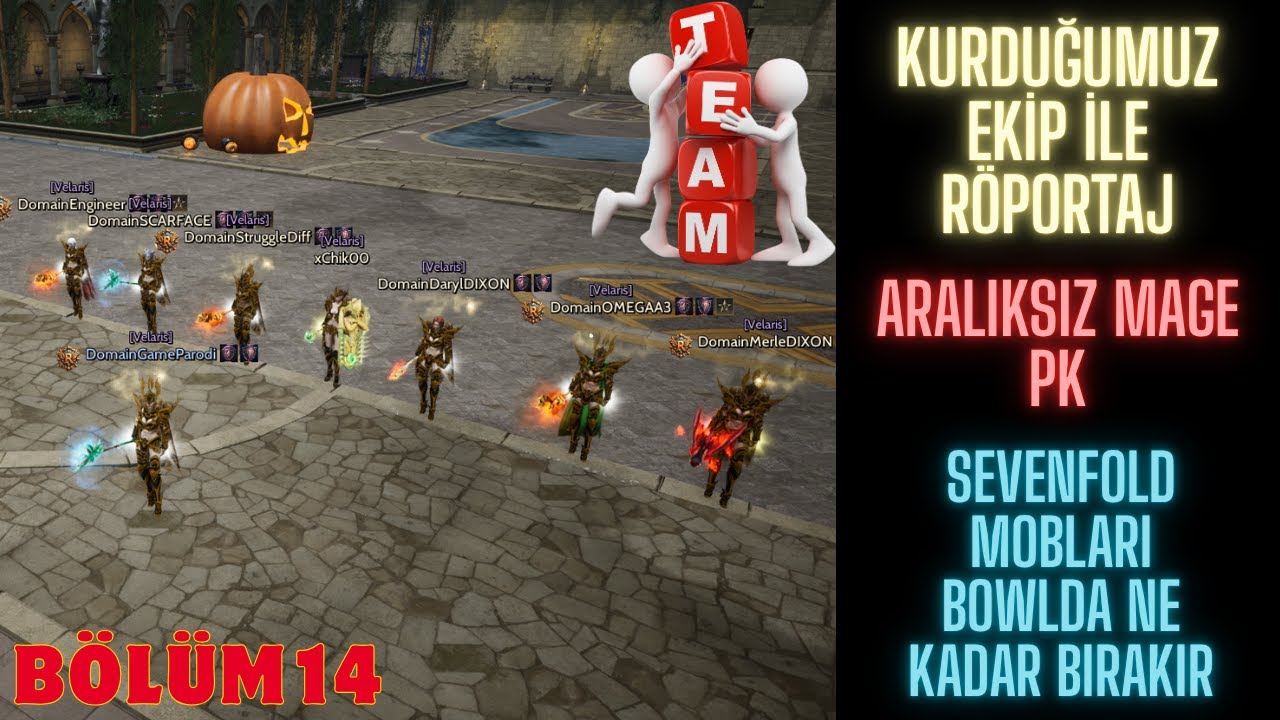 Rise Online Mage Serisi Bölüm#14 Sevenfold Mob Farmı - Aralıksız Mage Pk - Yeni Ekip İle Röportaj