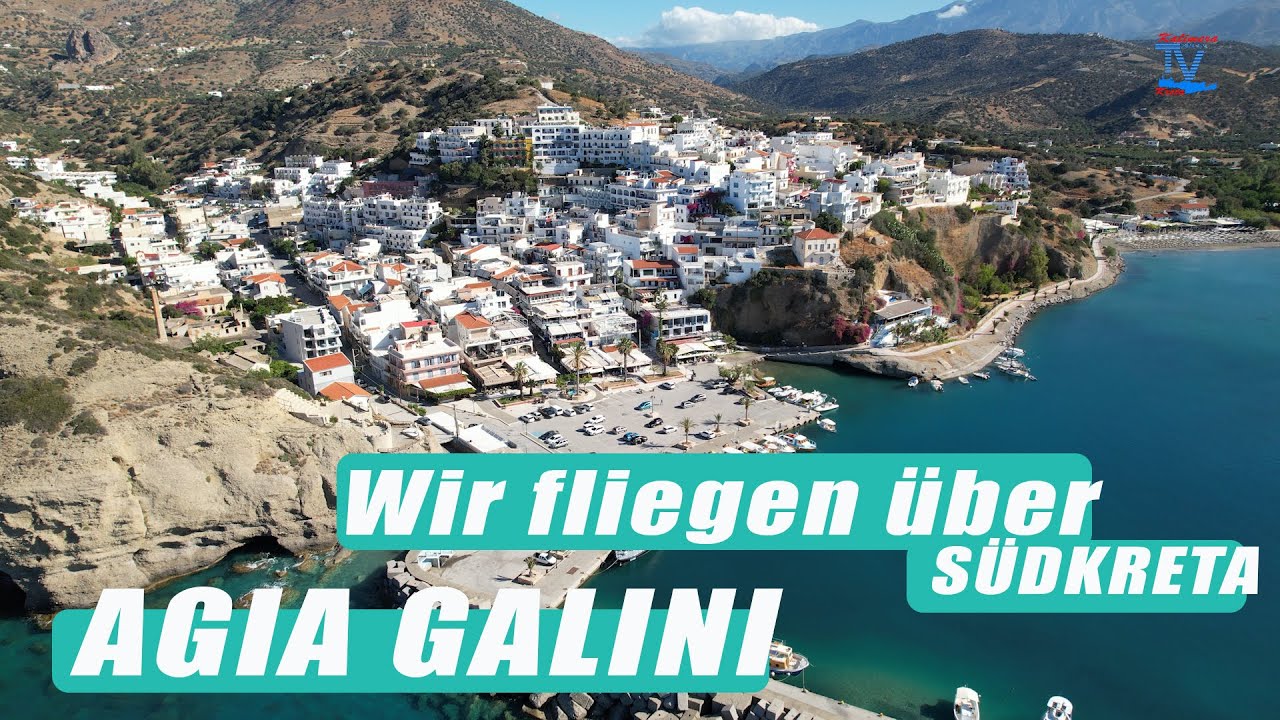 Agia Galini Südkreta von oben   Kreta/Crete 2024