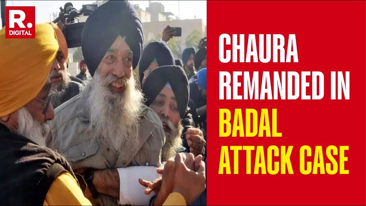 Amritsar Court Grants 3-Day Remand for Narain Singh Chaura in Sukhbir Badal Assassination Attempt