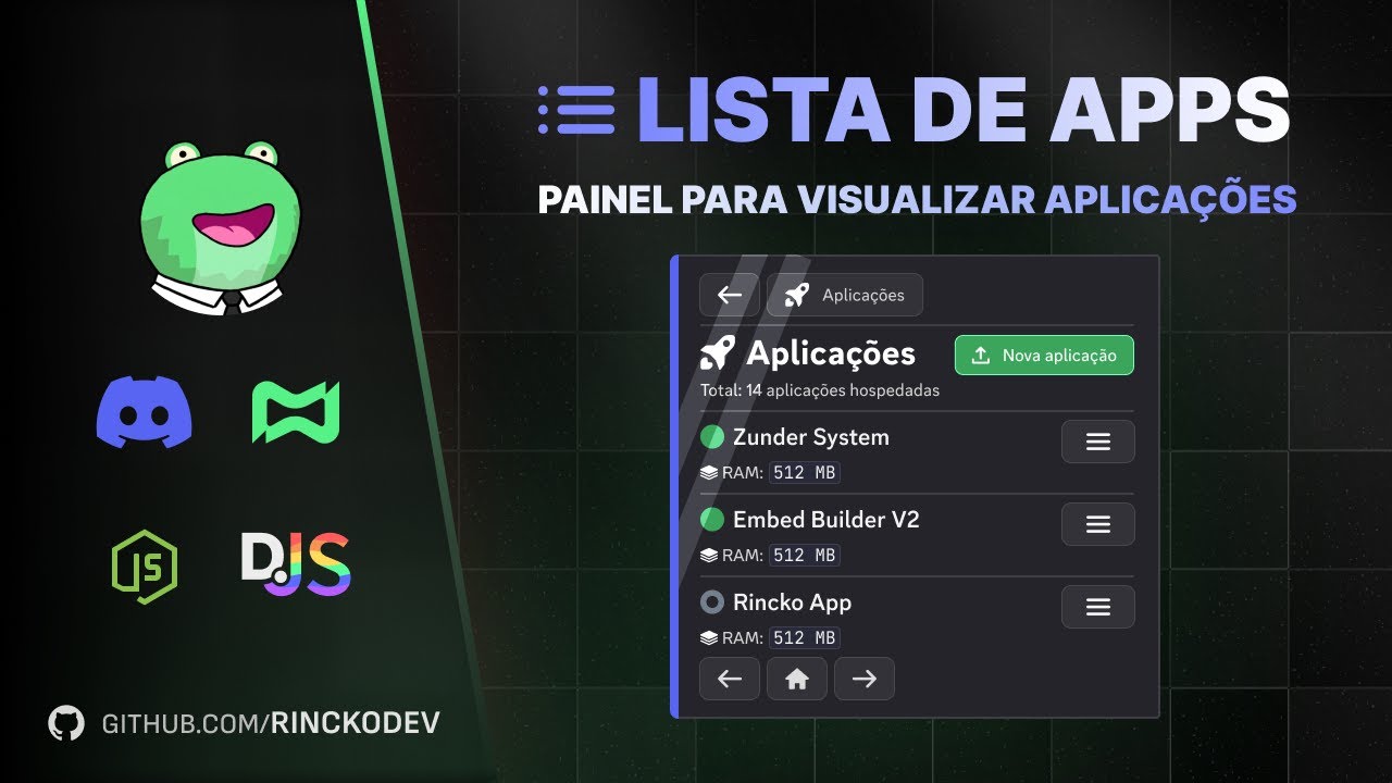 Menu paginável para listar itens no seu bot - discord.js v14 - Discloud Manager V2 💚